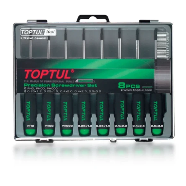 پیچ گوشتی 8 عددی مهندسی (TOPTUL) مدل GAAW0802